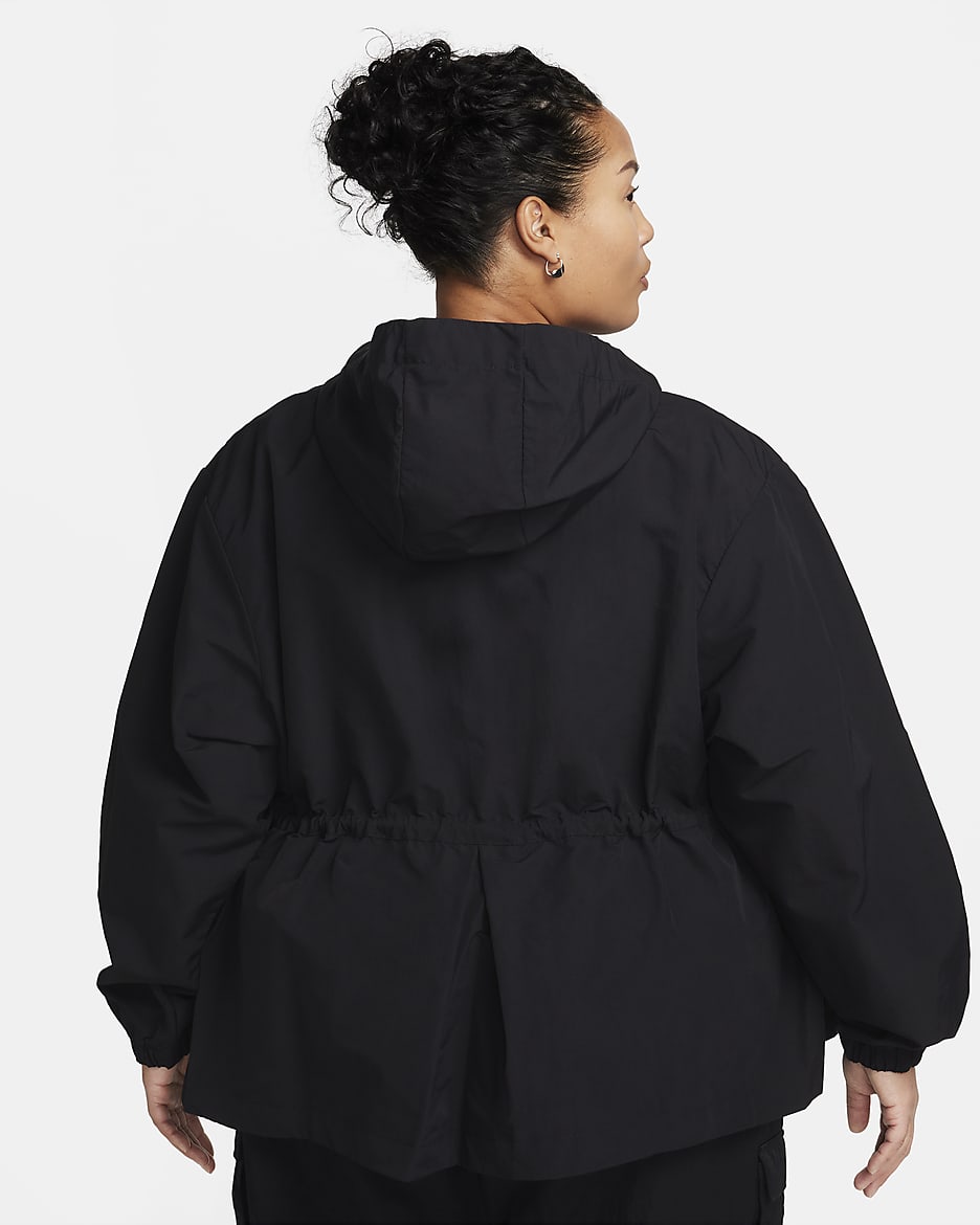 Plus size windbreaker jacket nike online